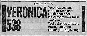 advertentie 12,5 jarig bestaan